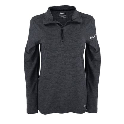 Zusa Women's Charcoal Heather Brisk Quarter Zip