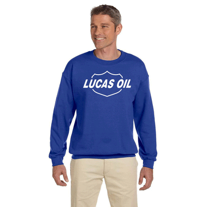 Hanes Men's Deep Royal 9.7 oz. Ultimate Cotton 90/10 Fleece Crew