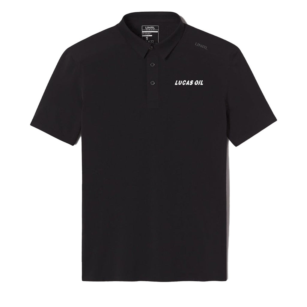 UNRL Men's Matte Black Legend Polo